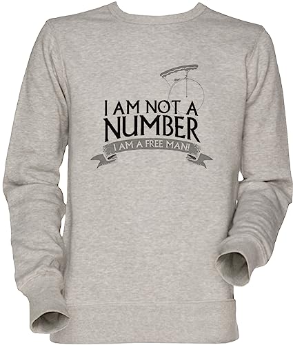 Sweat-shirt gris homme femme affirmant votre esprit libre au quotidien