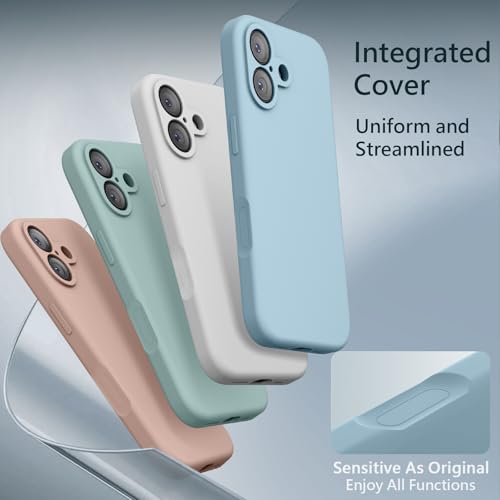 Image of FireNova Magnetic for iPhone 17 Case, Compatible with MagSafe, [Integrated Silicone Camera Control Button] [Camera Protection] Anti-Scratch Microfiber Lining Phone Case, 6.3 inch, Sky Blue