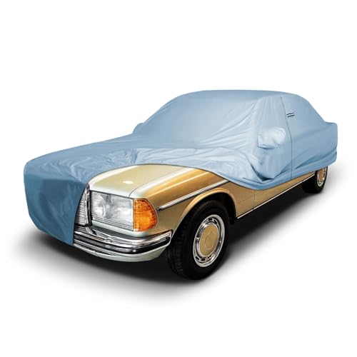 Image of iCarCover Premium Car Cover for 1980-1992 Mercedes-Benz 230CE Coupe Heavy Duty Waterproof All-Weather Automobiles Custom Fit Indoor Outdoor UV Snow Protection Covers with Straps and Bag