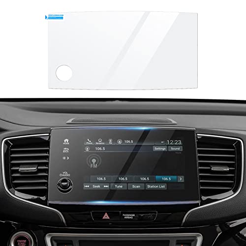Autorder Custom Fit for Screen Protector 2019 2020 2021 2022 Honda Pilot/Passport Tempered Glass 9H Navigation Touchscreen Protective Film(8-Inch)