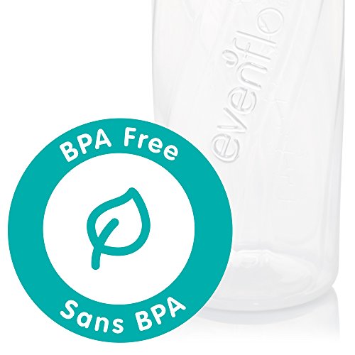 Evenflo Feeding Premium Proflo Vented Plus Polypropylene Baby, Newborn And Infant Bottles - Helps Reduce Colic - Clear, 8 Ounce (Pack Of 6) #TOP3