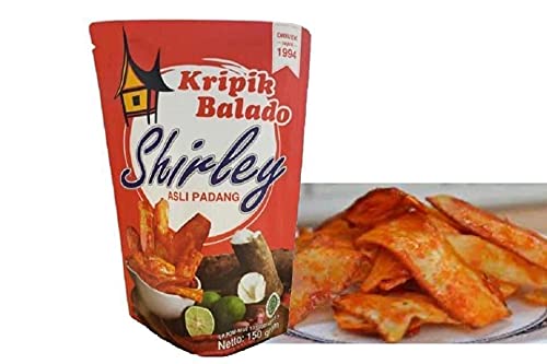 Shirley Kripik Balado Asli Padang - 5.3oz (Pack of 3)
