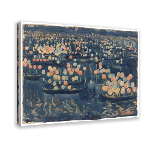 Affiche Venise Maurice Prendergast cadre suspendu toile 20x30