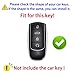 WUZUTU Waterproof TPU Car Key Fob Case Cover Compatible with Chery Tiggo 7 8 Omoda 3 5 C5 Arrizo 5 Plus Jaecoo 6 2025 Ruigu 9 2024 2025 Car Accessories Durable Keychain Key Holder 4 Buttons-D Silver