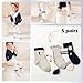 PBHPBH 5 Pairs Fashion Baby Non-Slip Cotton Socks with Grips - Toddler Socks for Girls & Boys, Suitable for learning to walk (US, Age, 0 Months, 1 Year, Dark Blue)