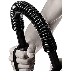 Tradineur - Barra de musculación 30 kg, barra flexible de ejercicio de resistencia, máquina entrenamiento de brazo y pectorales, fitness, muelles de acero, antideslizante, 59 x 3,5 cm, color aleatorio 4 Tradineur - Barra de musculación 30 kg, barra flexible de ejercicio de resistencia, máquina entrenamiento de brazo y pectorales, fitness, muelles de acero, antideslizante, 59 x 3,5 cm, color aleatorio