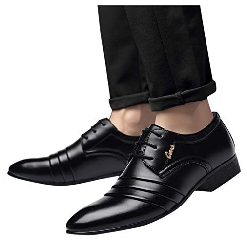Leather Male Men Suit Casual Comfortable Wedding Shoe Shoes Shoes Lace Business Men's Mens Dress Shoes Leather Sole3