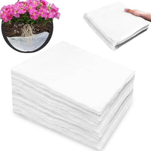 10X10”Self Watering Hanging Basket Liner 20Pcs Watering Liners Absorbing Mat Self Watering Liners for Hanging Basket Water Catcher Coconut Liner Auto Watering Mat Plant Insert Watering Devices