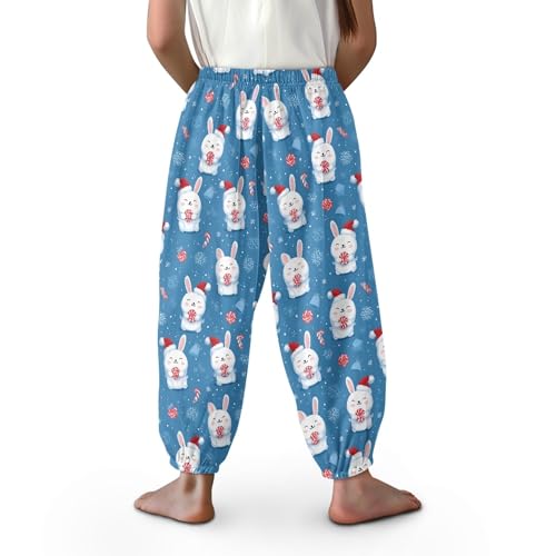 Image of Unisex Little Kids Yoga Trousers Bohemian Beach Pants Baggy Harem Activewear for Boys and Girls Age 3-10