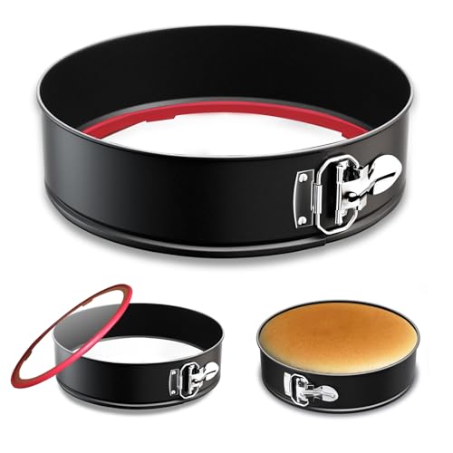 Springform Pan 10 Inch Nonstick，Advanced Leakproof with Silicone ...