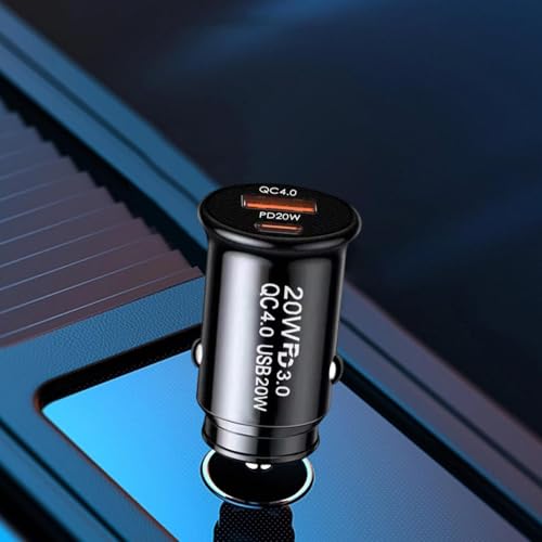 Cargador De Encendedor De Coche - Cabezal De Carga Rápida Tipo C QC4.0 - Accesorios para Coche, Cabezal De Carga para Teléfonos Móviles, Tabletas, Cámaras, Videoconsolas, Portátiles - imagen 2