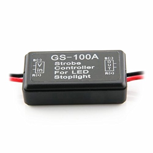 Qiorange Flash Strobe Controller Flasher Module for LED Brake Tail Stop Light 12-16V - Thumbnail 2
