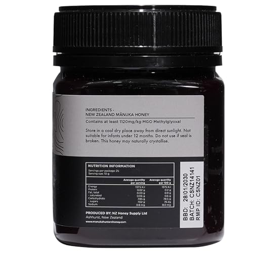 Image of Manuka Honey UMF 24+ /MGO 1120+ Certified, Raw Manuka Honey New Zealand - 250g