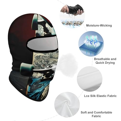 Balaclava para hombre, máscara para esquí y ciclismo, protector facial de invierno, cubreboca multifuncional para deportes al aire libre miniatura 3