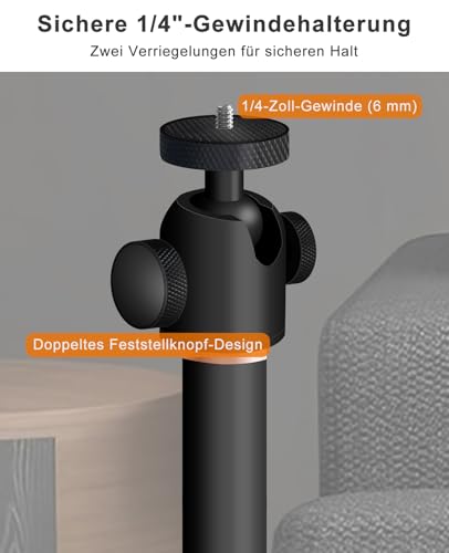 HIBORI Beamer Halterung Höhenverstellbarer Projektor Ständer 360° Schwenkbarer Bodenständer Kompatibel mit XGIMI, Nebula, Dangbei, YABER, JMGO