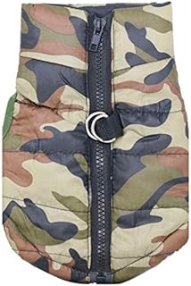 BT Bear® Puppy Coat,Small Dog Winter Coat Vest Puppy Soft Warm Coat Jacket Clothing Costume for Cats Puppy Small Dogs (Small-Back length 24cm, Camouflage)