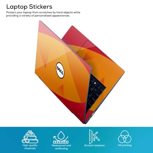 Image of Galaxsia DL-768 Full Body Vinyl Laptop Skin /Sticker /Cover Upto 15.6 Inches Laptops Laminated-Removable-HD Quality Compatible for Hp-Dell-Sony-Lenovo-Asus etc.(15x10 Inches)