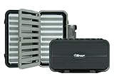 Kingfisher Waterproof Dry Fly Fishing Box with Leaf
