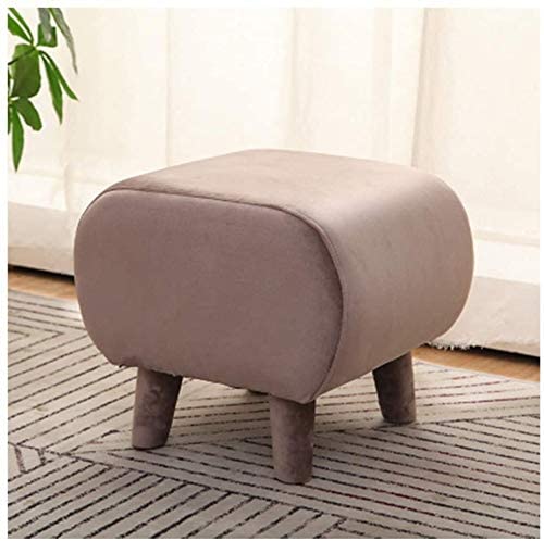 Tabouret table basse haut de gamme en velours éco-responsable