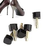 Para usar, primero abra la parte inferior de los zapatos de tacón alto, verifique la ubicación de los zapatos de tacón alto, encuentre las uñas que tengan aproximadamente la misma longitud que las uñas originales e inserte las uñas nuevas desde la suela al lado del original agujeros para clavos.