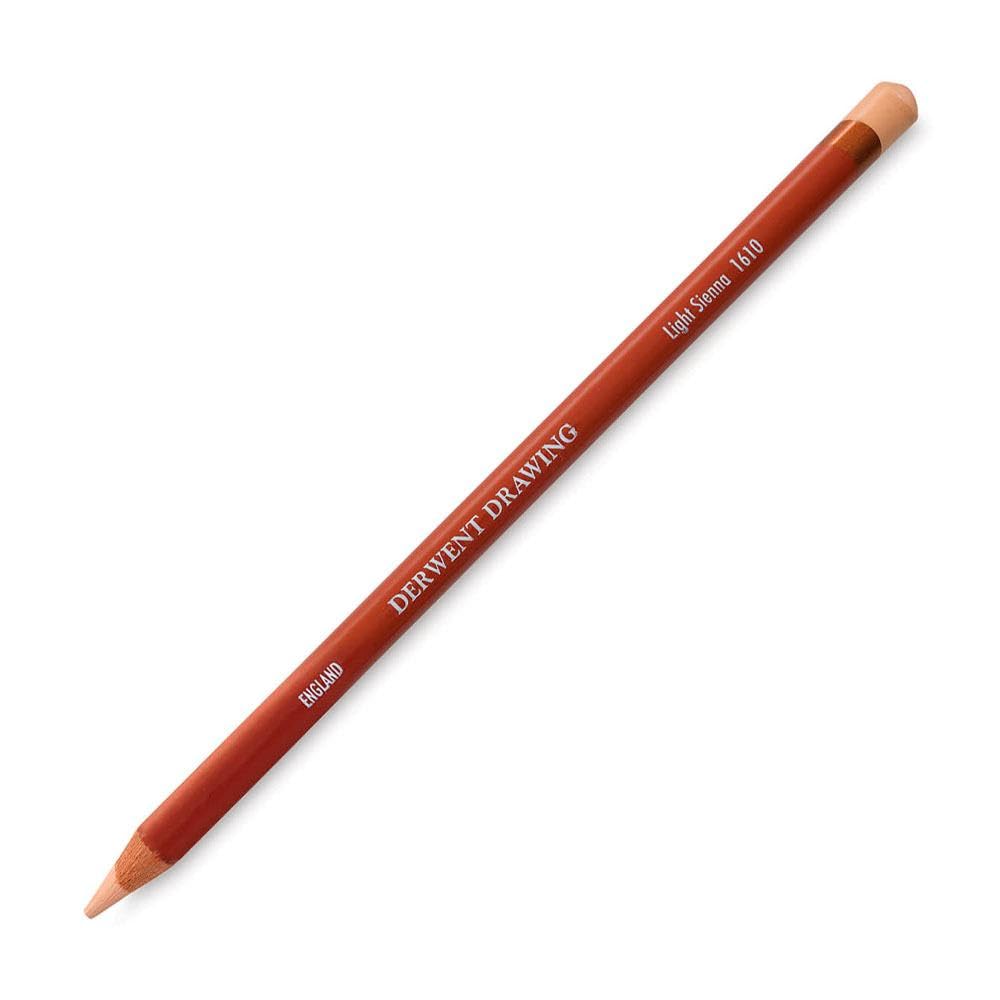 Derwent 1610 Drawing Pencil - Pack of 6, Light Sienna-picture-26
