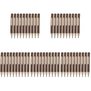 50 Pcs Wooden Pencil Pencils Wood Graphite Wooden Tree Rustic Twig Pencils for Kids Tree Bark Pencils Woodland Baby Shower Decorations Log Short Pencils Drawing Tool Child