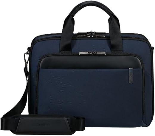 Samsonite Evosight Slim Bailhandle 15.6" Laptop Bag | Slim Business Briefcase with Padded Laptop Compartment | Smart Sleev...