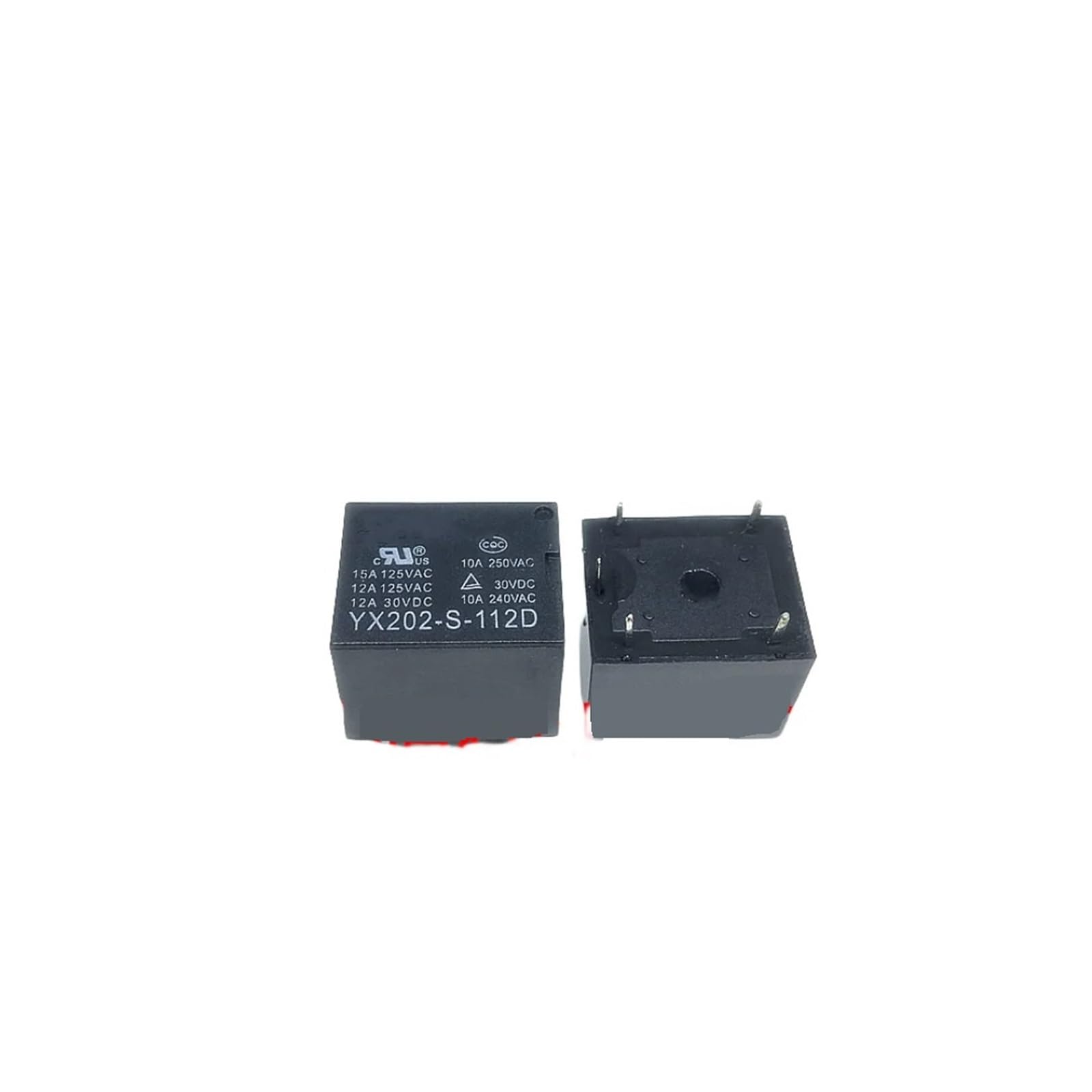Relais 10A YX202-S-112D 5PIN à haute capacité de commutation 12V