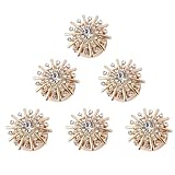 Mejora tu atuendo: el juego de botones con diamantes de imitación está aquí para agregar color y estilo a tus atuendos. Perfecto para blusas de mujer y camisas de hombre, está diseñado para aportar un toque de glamour a tu guardarropa. Estas fundas prolongan la vida útil de tus camisas y te mantienen luciendo elegante y a la moda.