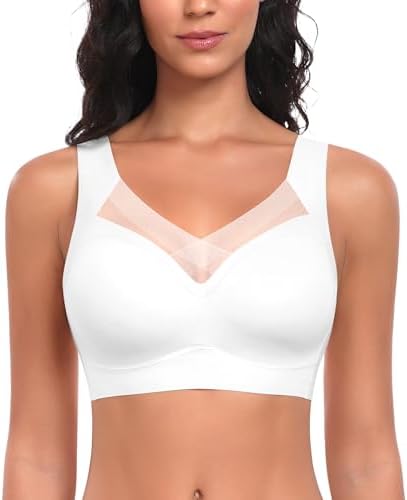 Damen BH Ohne Bügel Nahtloser Bequemer BH Weicher Glatter BHS Bustier Bügelloser BHS Komfort Soft Bra T-Shirt Bralette Gepolsterter