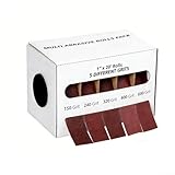 Schmirgeltuchrolle Schleifband 6 m Länge mit Nylontuchrücken zum Polieren Schleifen auf...