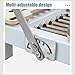 JQslycdmv Pilates Reformer Machine, Foldable Foldable Reformer Pilates Space Savingmachine Multifunctional Home Workout Equipment with Wheels