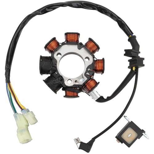 KEEEROY 1�� ���[�^�[�T�C�N�� �}�O�l�g �W�F�l���[�^�[ �X�e�[�^�[ �R�C�� for TRX250 �t�H�[�g���b�N�X 250 2X4 �p for TRX250 ���R�� 250 2X4 1997-2004 �p for TRX250TE �t�H�[�g���b�N