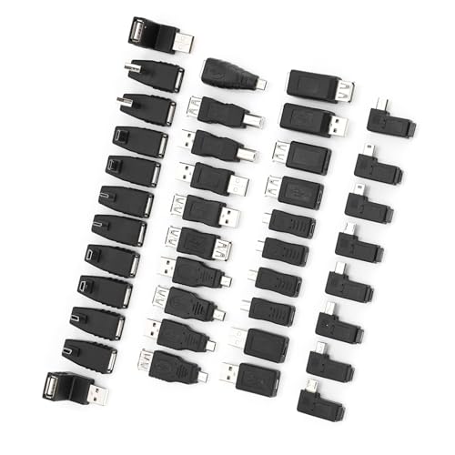 Kit de herramientas USB 2.0 con convertidores en ángulo para conectar cables en espacios difíciles 3