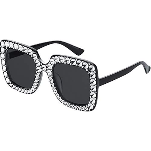Frienda 1 Pcs Disco Sunglasses for Women Sparkling Sunglasses