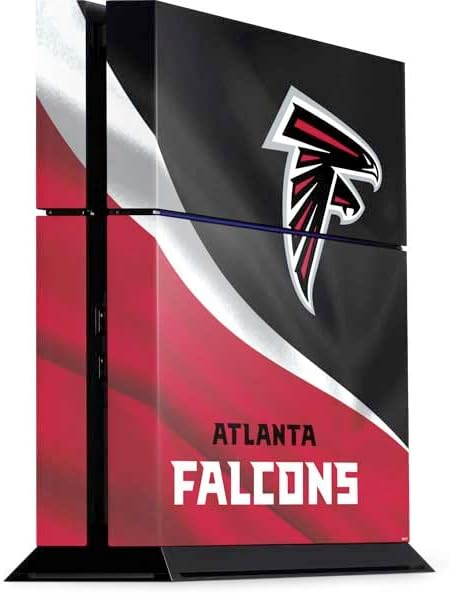 Skinit Decal Gaming Skin Compatible with PS4 Console - Officially Licensed NFL Atlanta Falcons Design