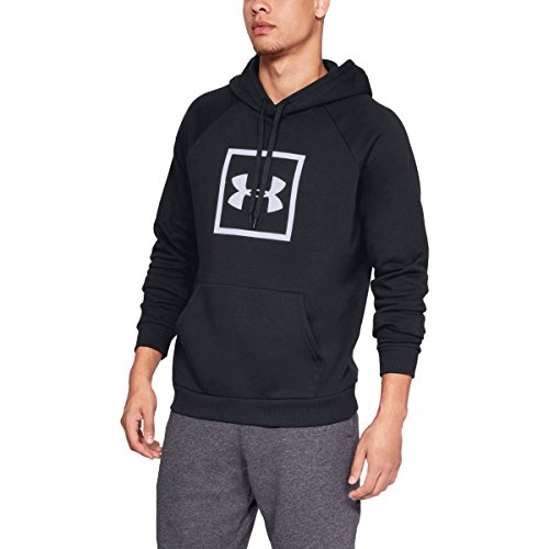 Under Armour Men's UA Rival Fleece Logo Hoodie LG Black