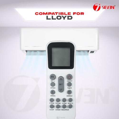 Image of 7SEVEN Compatible of Lloyd Ac Remote Original YK-K /002E Model 125 Suitable for Split Air Conditioner Ensure Each Key Function Match and Genuine Remotes Replicate Exactly for Better Performance