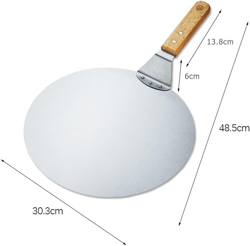 Round Cake for Pizza Server Cake Cake Stainless Steel Silver Metal-10inch