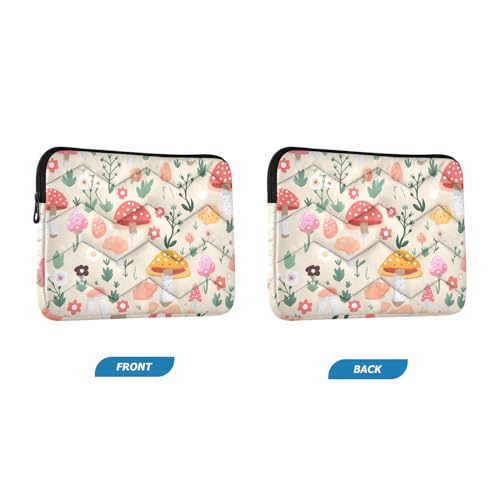 Funda para portátil 13-14 pulgadas con diseño de hongos coloridos miniatura 2