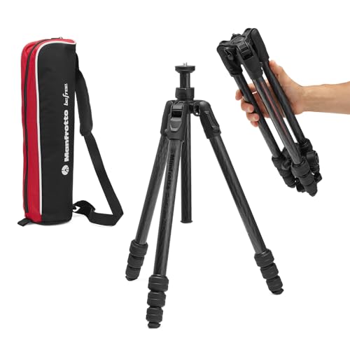 Manfrotto Befree GT PRO 4-Section Carbon Fiber Travel Tripod Legs,