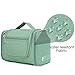 WANDF Large Hanging Toiletry Bag Travel Cosmetic Makeup Organizer Water-Resistant Shower Bathroom Bag for Women and Men (Green)