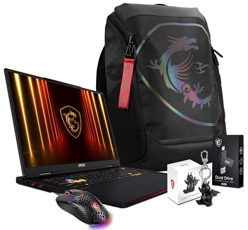 MSI Raider 18 HX AI A2XWJG-856IT, Notebook Gaming 18' UHD+ 120Hz MiniLED, Intel Core Ultra 9 285HX, Nvidia RTX 5090 24GB GDDR7, 2TB PCIe4, 32GB RAM DDR5 6500MHz, Win 11 Pro [Layout e Garanzia ITA]