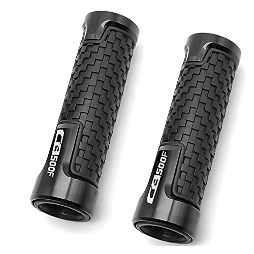 CNC Motorrad Lenkergriff Lenker Motorrad Lenkergriffe FÜR Honda CB500F CB 500F 2013 2014 2015 2016 2017 2018 (Color : Schwarz)