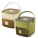 2 Stück Eiswürfelmaschine Mit Presstyp, Eiswürfelbox Mit Schublade und Aufbewahrungsbehälter, 48 Gitter Wiederverwendbares Eisgitter Für Kaffee-Cocktails und Saft