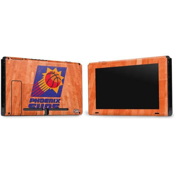 Skinit Decal Gaming Skin Compatible with Nintendo Switch Bundle - Officially Licensed NBA Phoenix Suns Hardwood Classics Design
