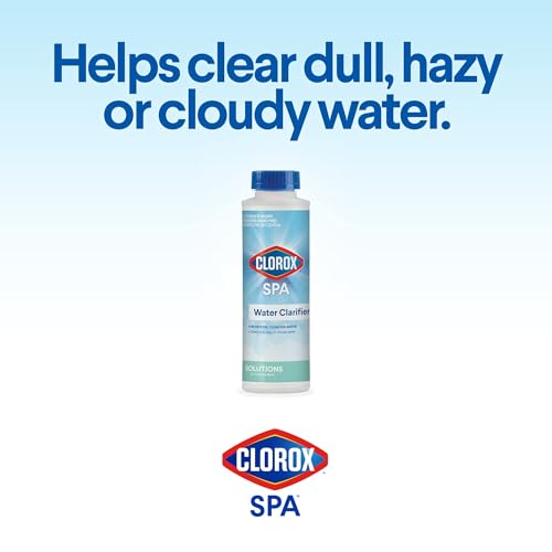 Clorox® Pool&Spa™ Spa Water Clarifier, For Crystal Clear Spa Water, Clears Dull, Hazy or Cloudy Water, 16 Ounce (Pack of 1)