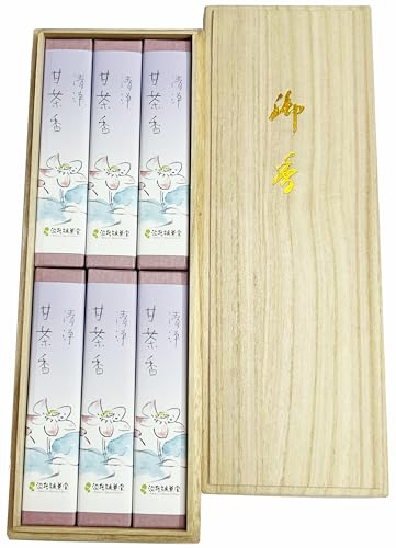 淡路梅薫堂 お線香ギフト 清浄甘茶香 桐箱