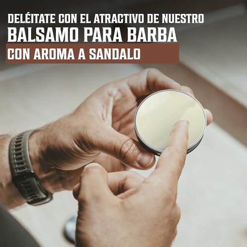 Miniatura 4 de Viking Revolution - Bálsamo Barba Hombre - Regalo Hombre - Cera Acondicionadora Con Aceite De Argán Y Jojoba. Suaviza Y Fortalece La Barba Con Aroma A Sándalo - 57g