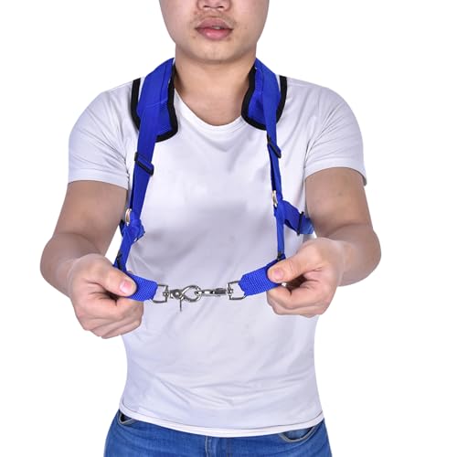 Arnês de Ombro para Pesca Ajustável, Colete de Pesca Ajustável Cinto de Pesca Ultraleve Suporte para